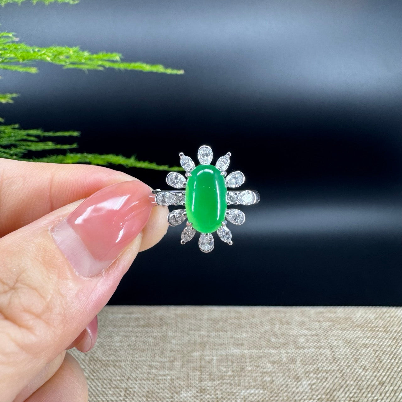 High-end Jadeite Jade Rings