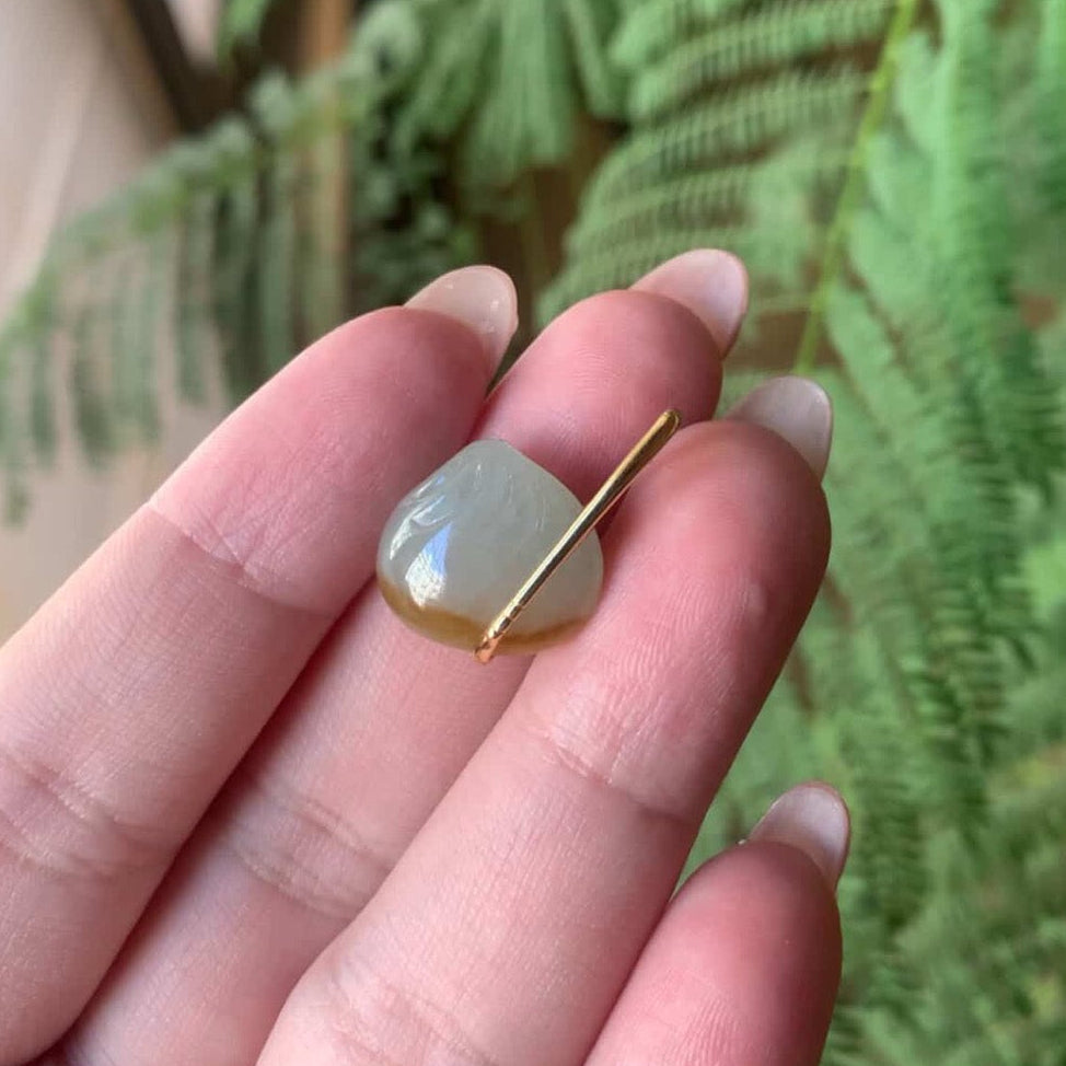 "Live"  18K Yellow Gold Custom Bao Pendant Bail (11/29/25)