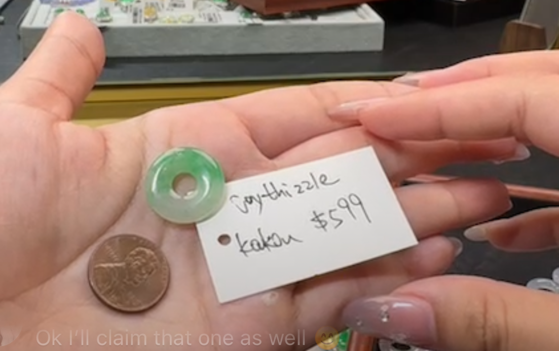 Live "Natural Light green Jadeite Jade KouKou" (Live Pick) (07/05/25)