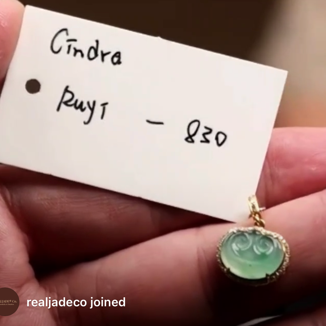 "Live" Baikalla Natural Green Ruyi Jadeite Jade (11/10/25)
