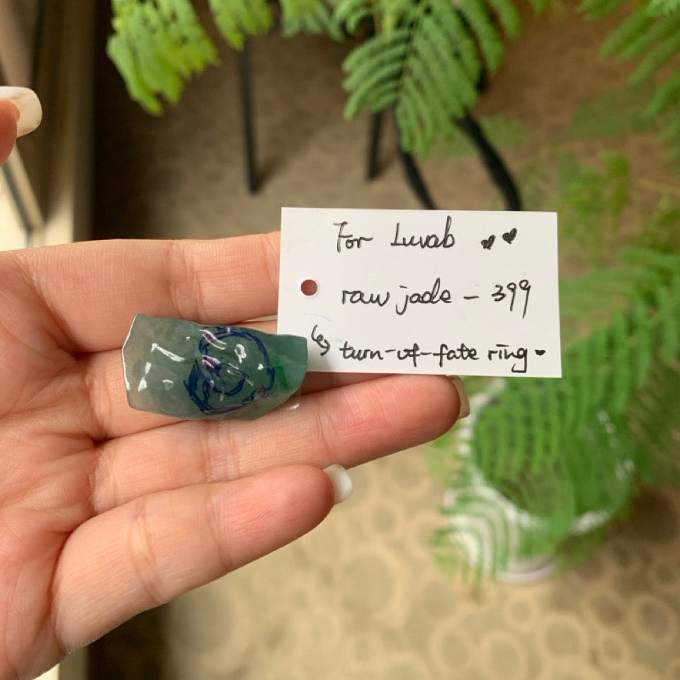 "Live" Natural Green Jadeite Jade Raw(04/07/26)