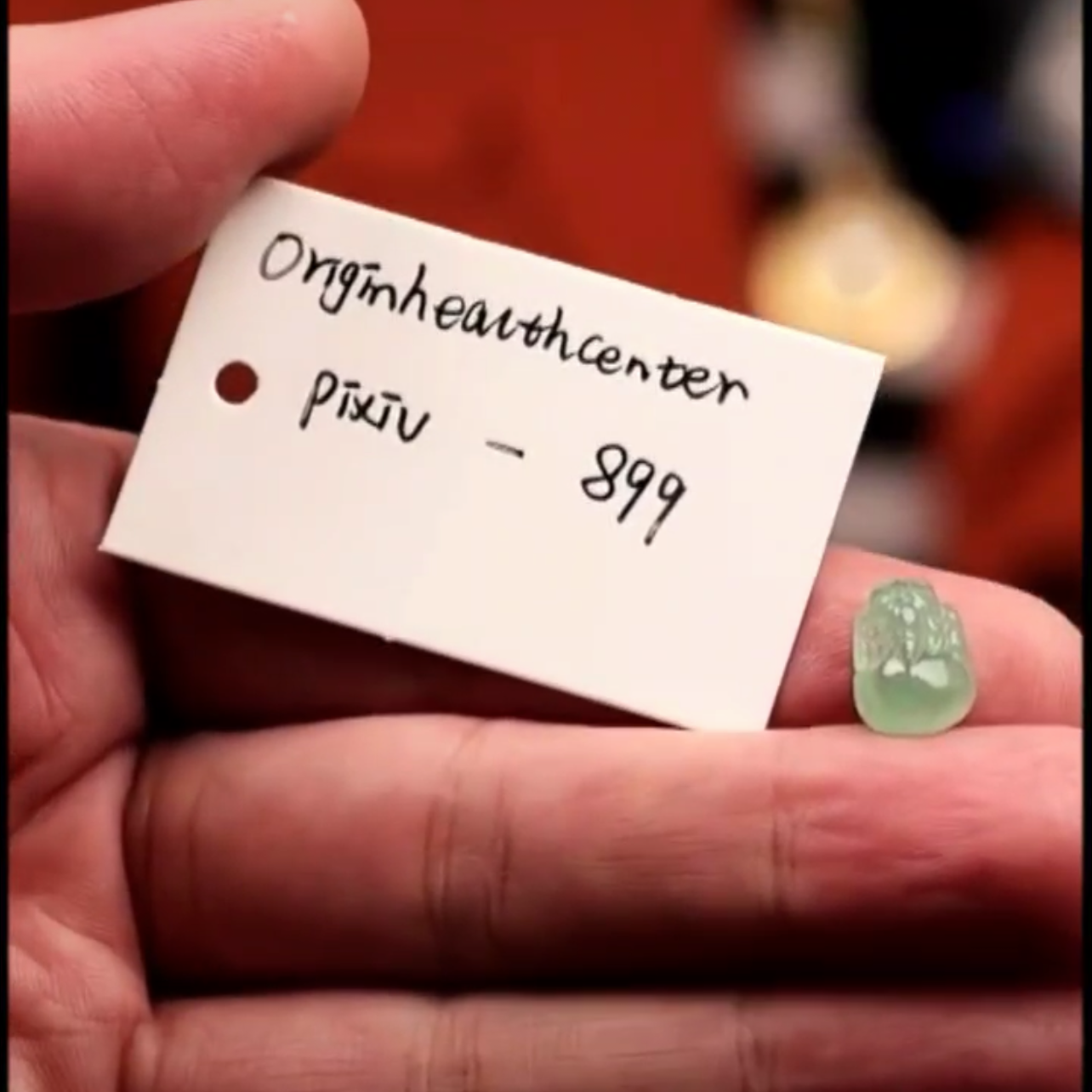 "Live" Icy Green Jadeite Jade Pixiu (11/20/25)