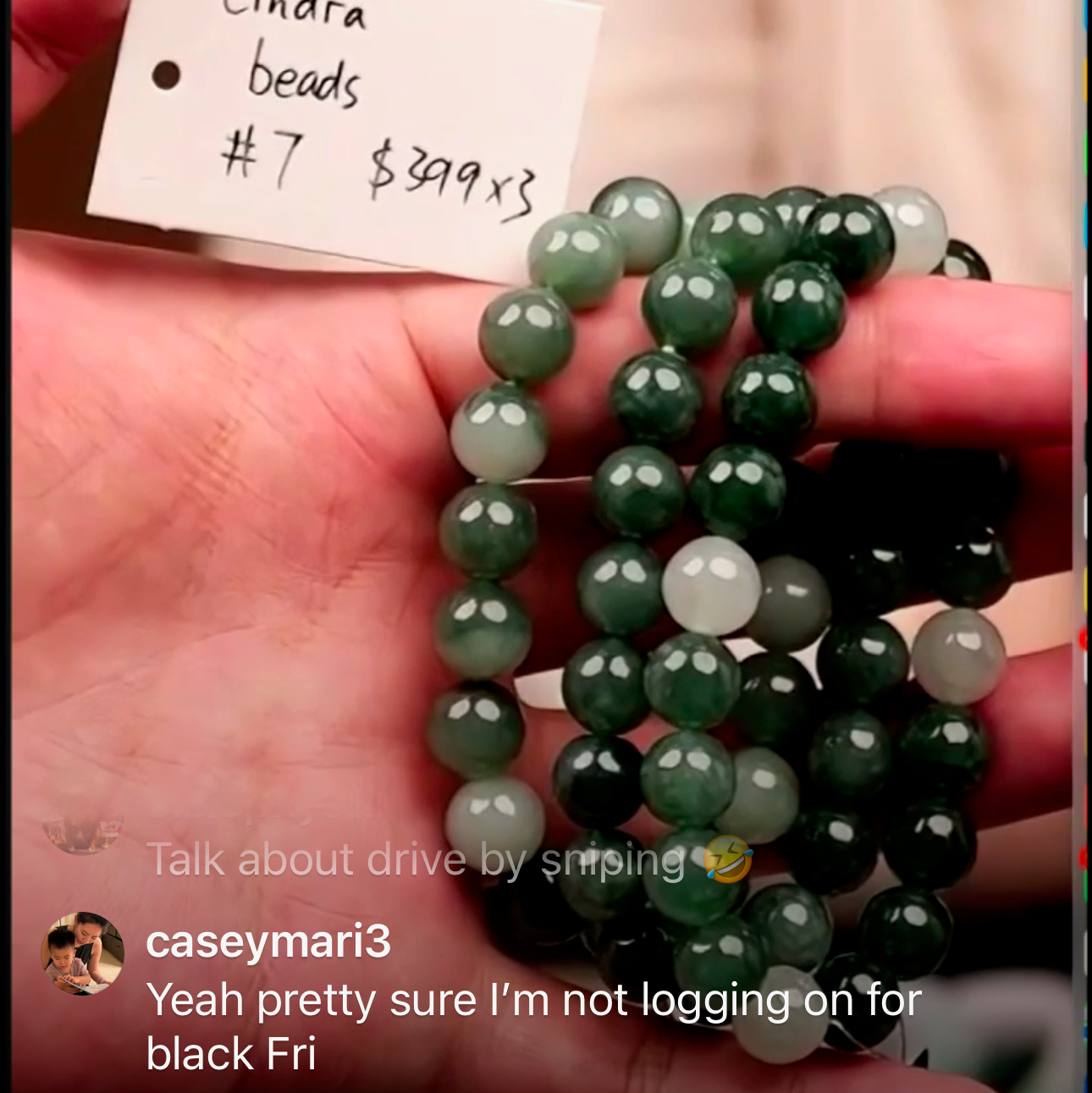 "Live" Natural Green Jadeite Jade Beads Bracelet (09/25/25)