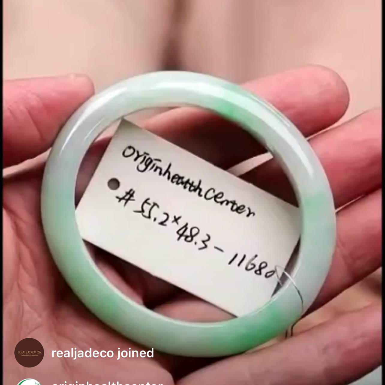 Live BDQ Natural Jadeite Jade Oval Comfort-Fit Bangle (1/19/26)