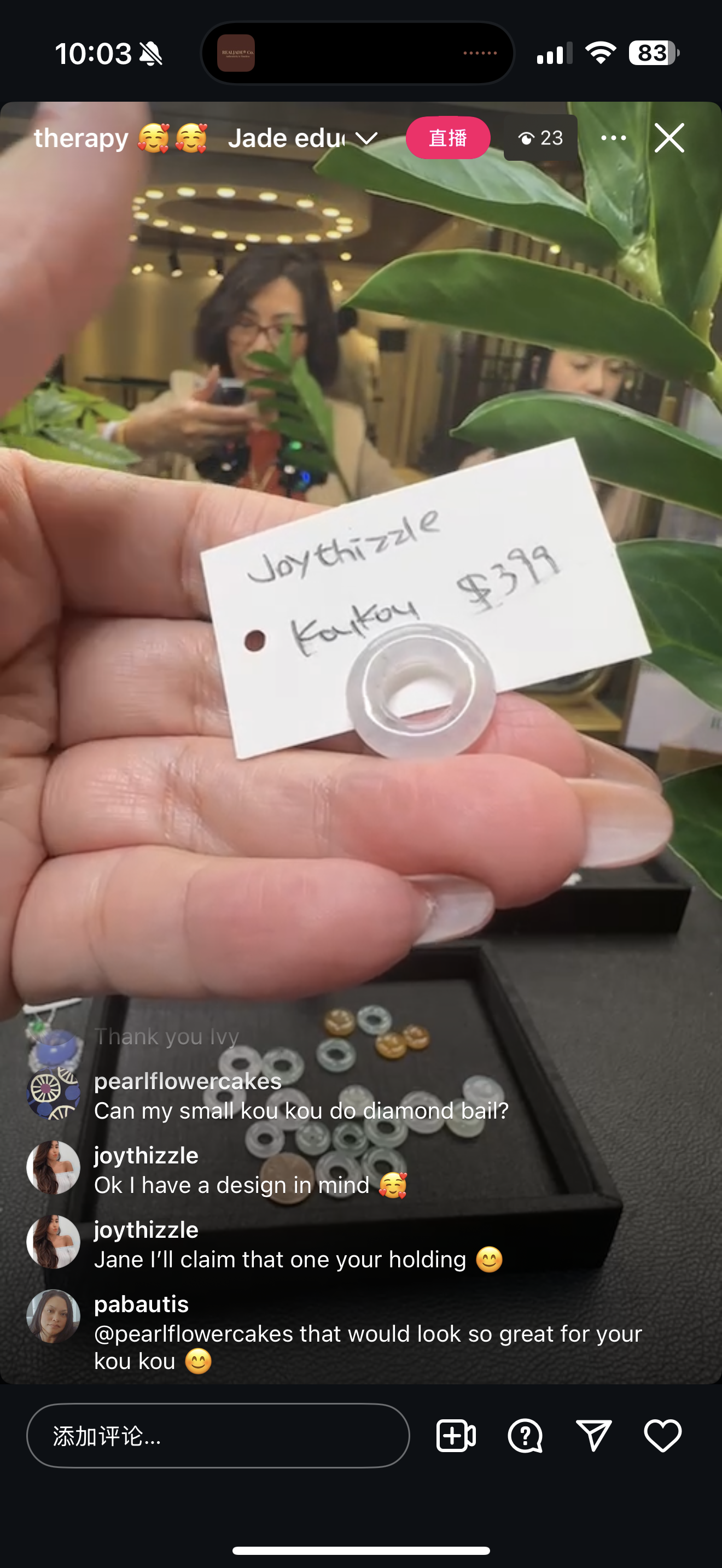 Live "Natural Jadeite Jade KouKouX6" (Live Pick) (07/26/25)