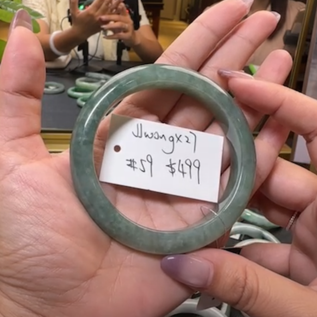 Live "Natural Green Jadeite Jade Bangle" (Live Pick) (07/26/25)