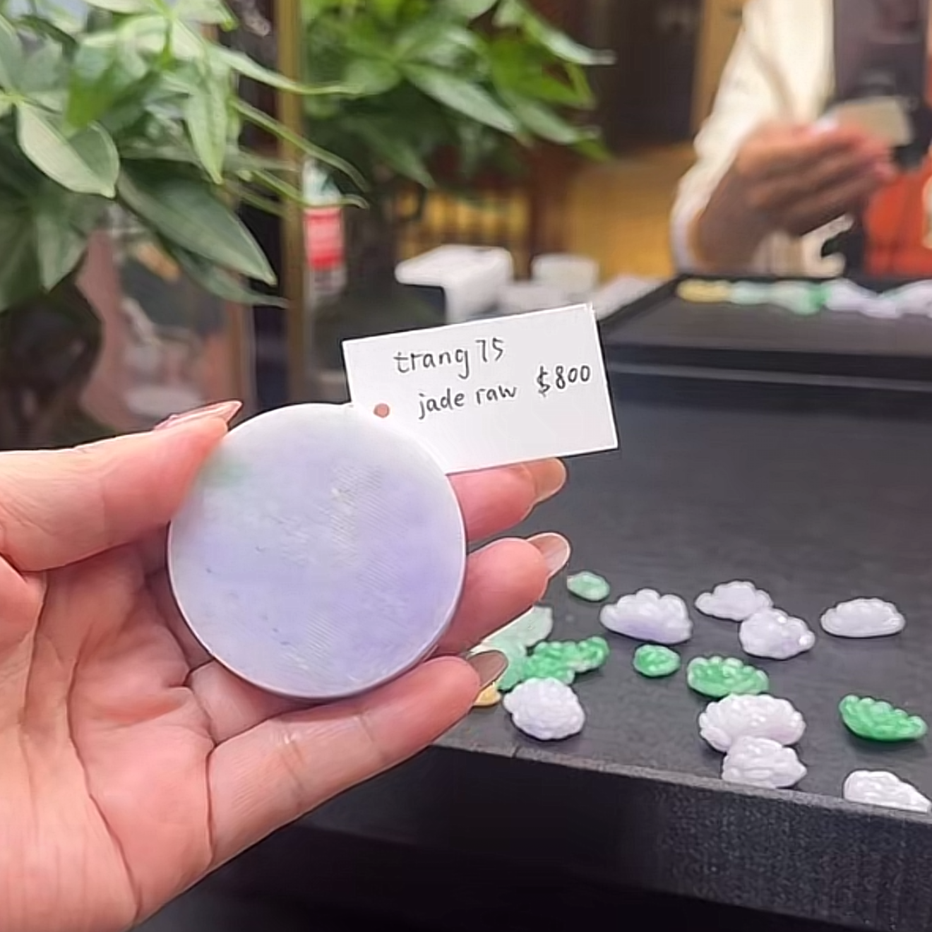 Live "Natural Lavender Green Jadeite Jade Raw" (Live Pick) (08/23/25)