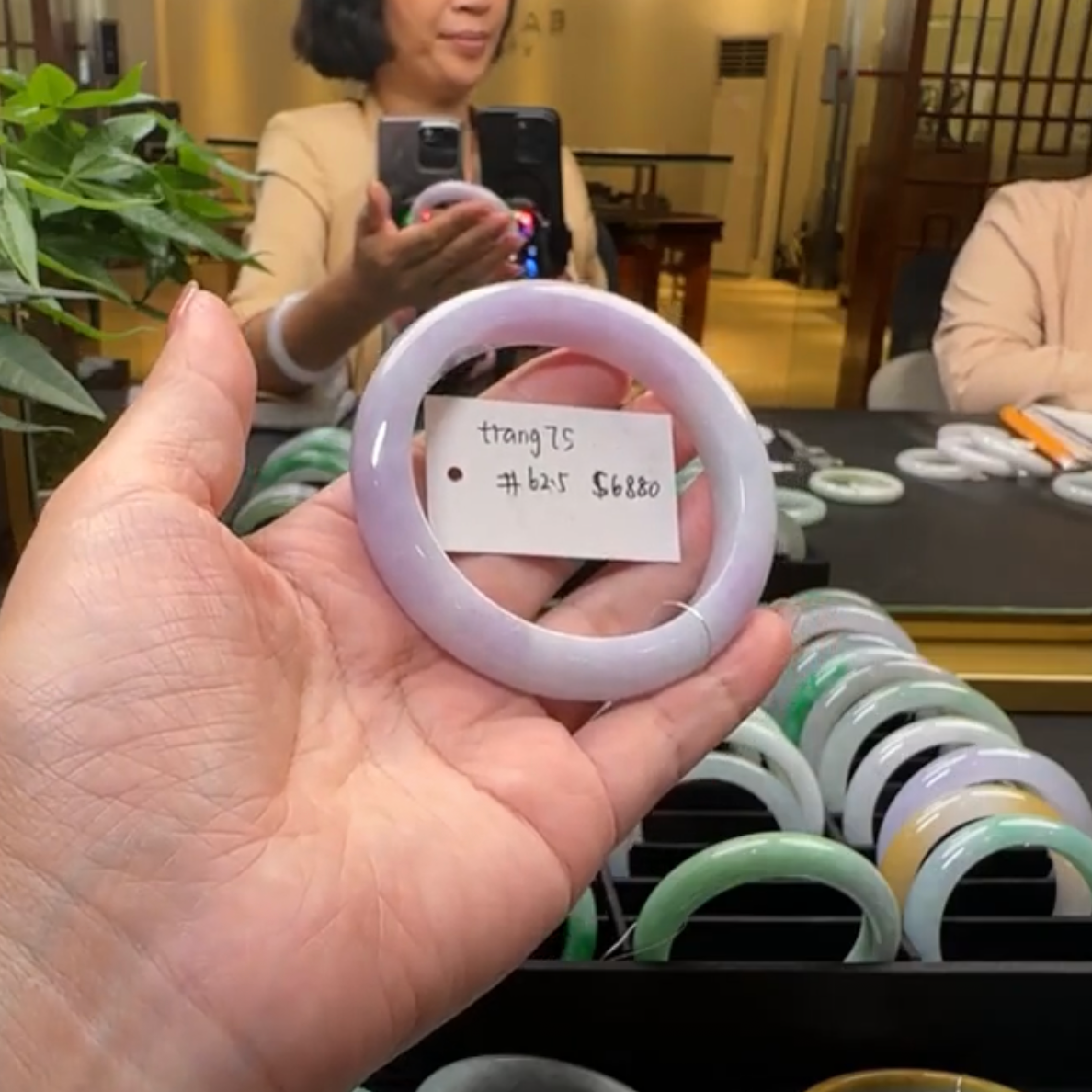 Live "Natural Vixen Purple Jadeite Jade Bangle" (Live Pick) (08/23/25)