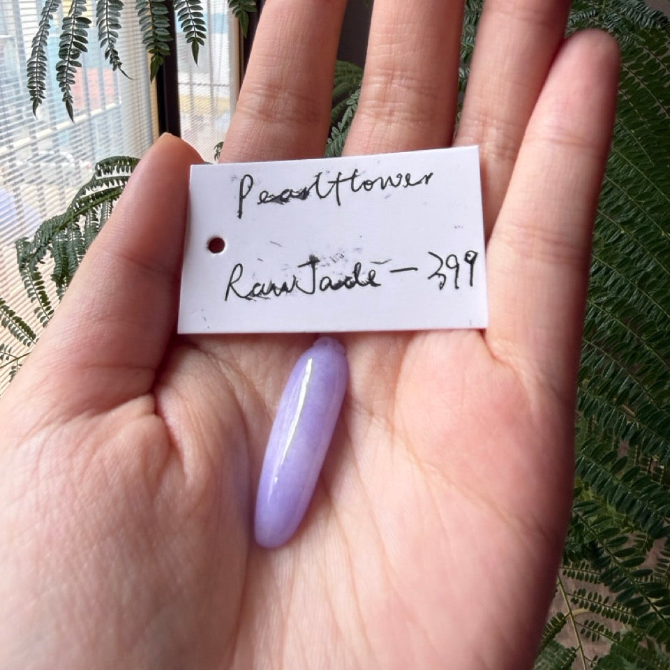 "Live" Natural Lavender Jadeite Jade Rawjade (05/15/26)