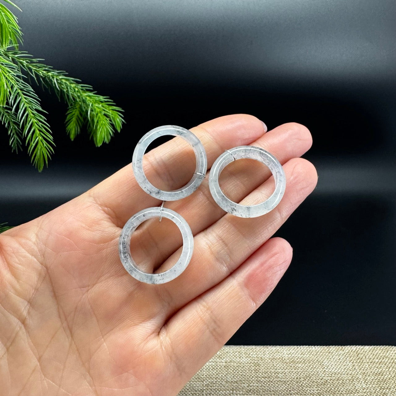 RealJade® Burmese Icy Wuji Traditional Jadeite Jade Ring