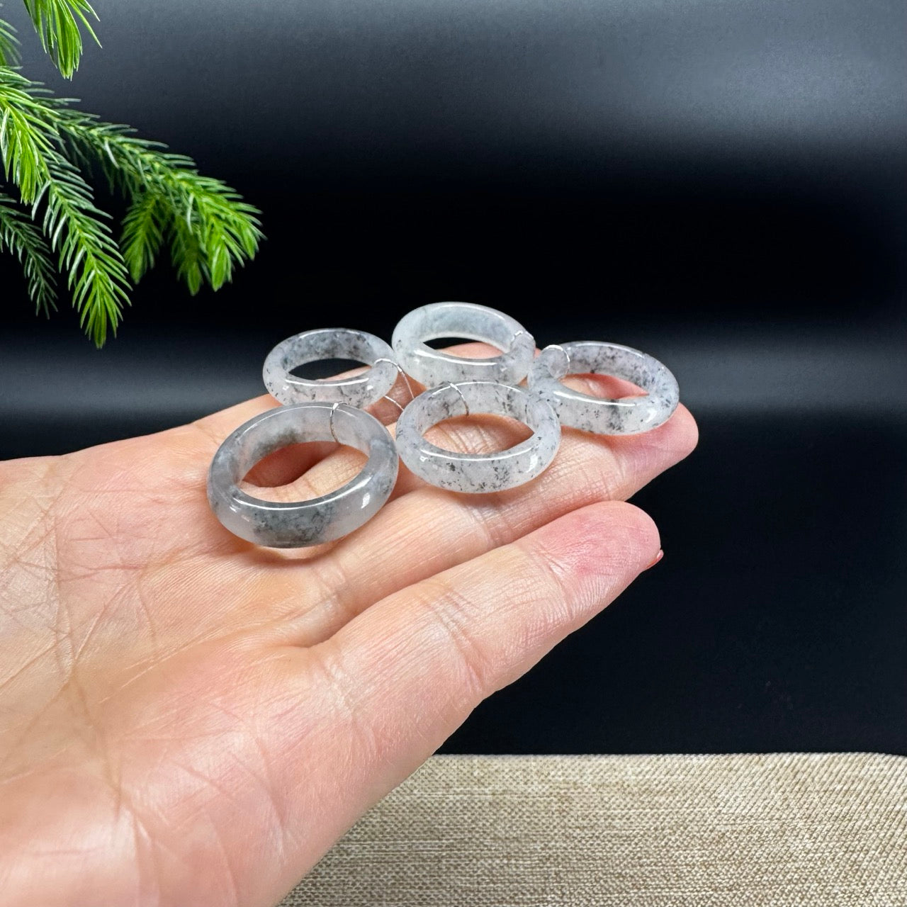 RealJade® Burmese Icy Wuji Traditional Jadeite Jade Ring