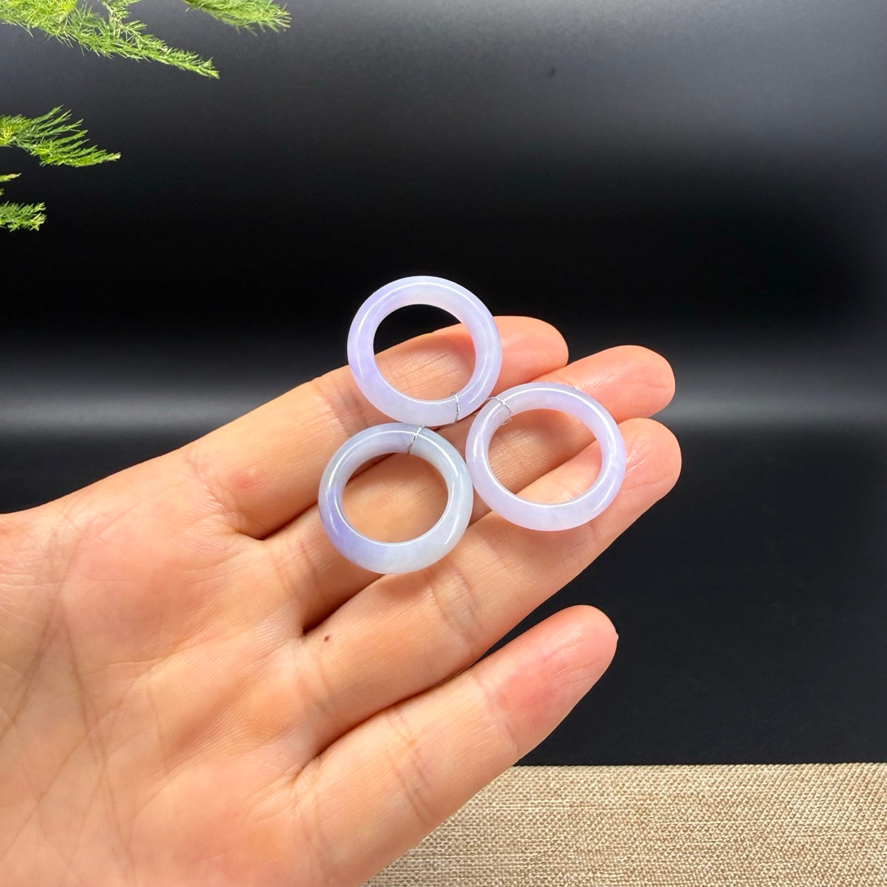 RealJade® Burmese Icy Lavender Traditional Jadeite Jade Ring