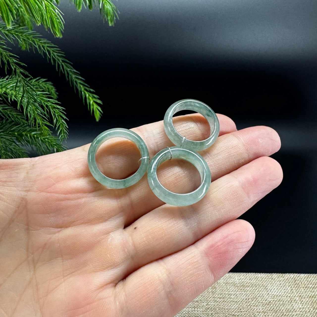 RealJade® Burmese Blue Green Traditional Jadeite Jade Ring