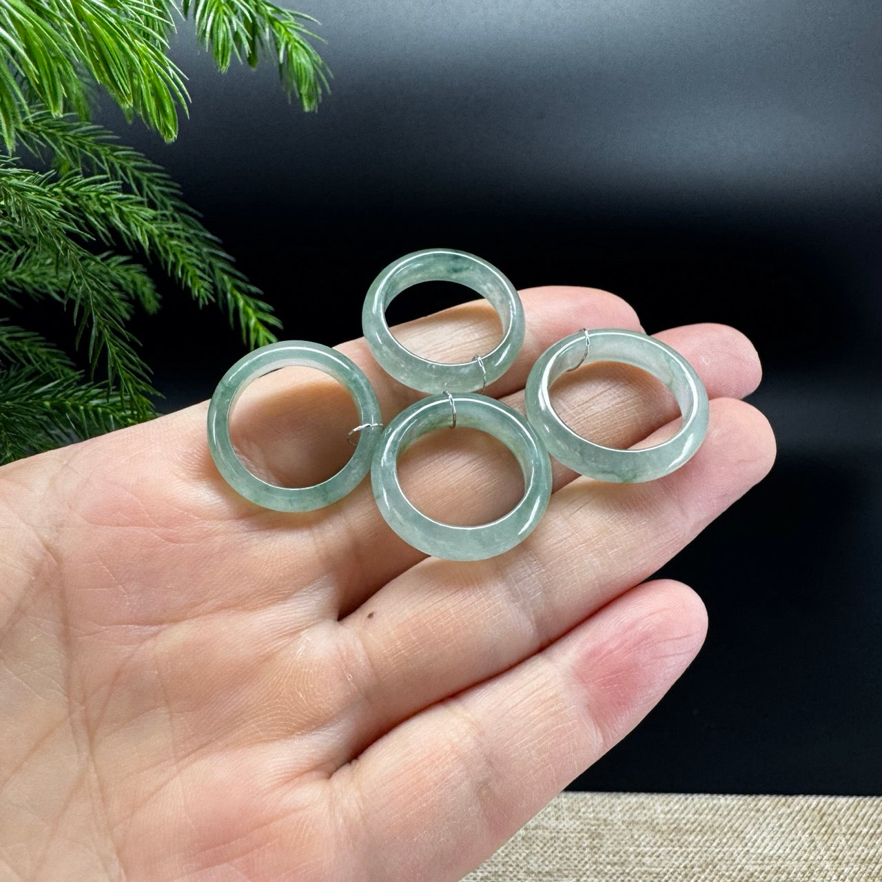 RealJade® Burmese Blue Green Traditional Jadeite Jade Ring