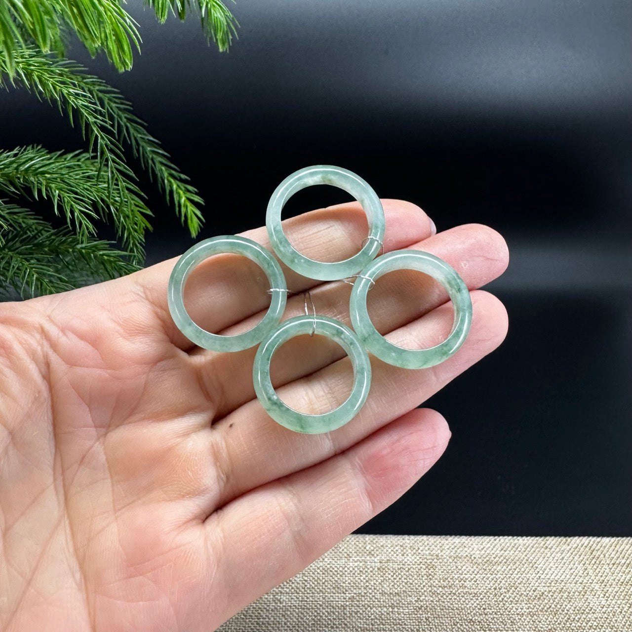 RealJade® Burmese Blue Green Traditional Jadeite Jade Ring