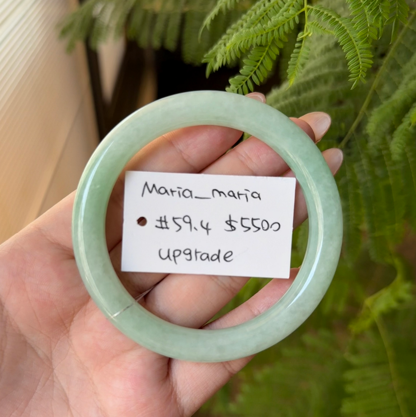 Live "Natural Light Green Jadeite Jade Bangle" (Live Pick) (08/25/25)