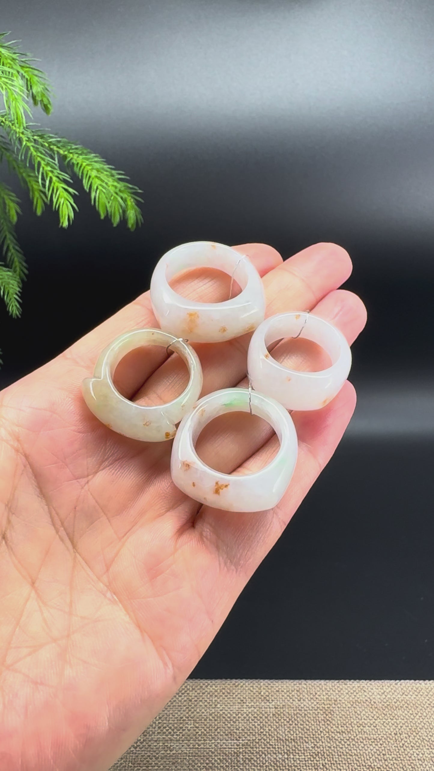 RealJade® Co. Burmese Sajin "Horse Saddle" Traditional Jadeite Jade Ring
